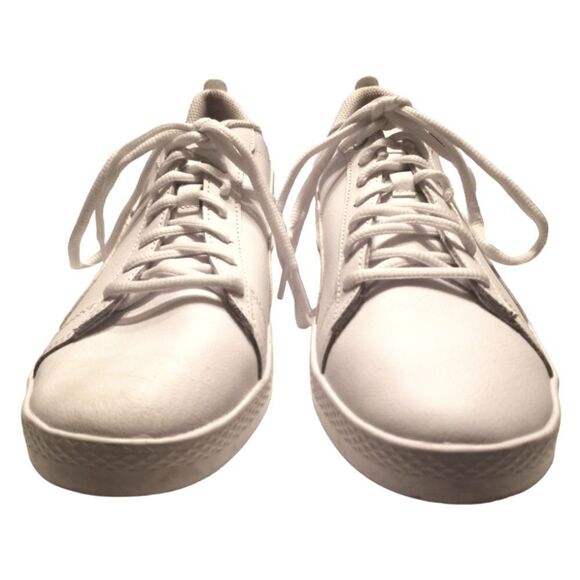 Puma Smash v2 Leather White Sneakers SZ 9.5 - Picture 3 of 9